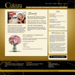 Colours Salon website Colours Salon website